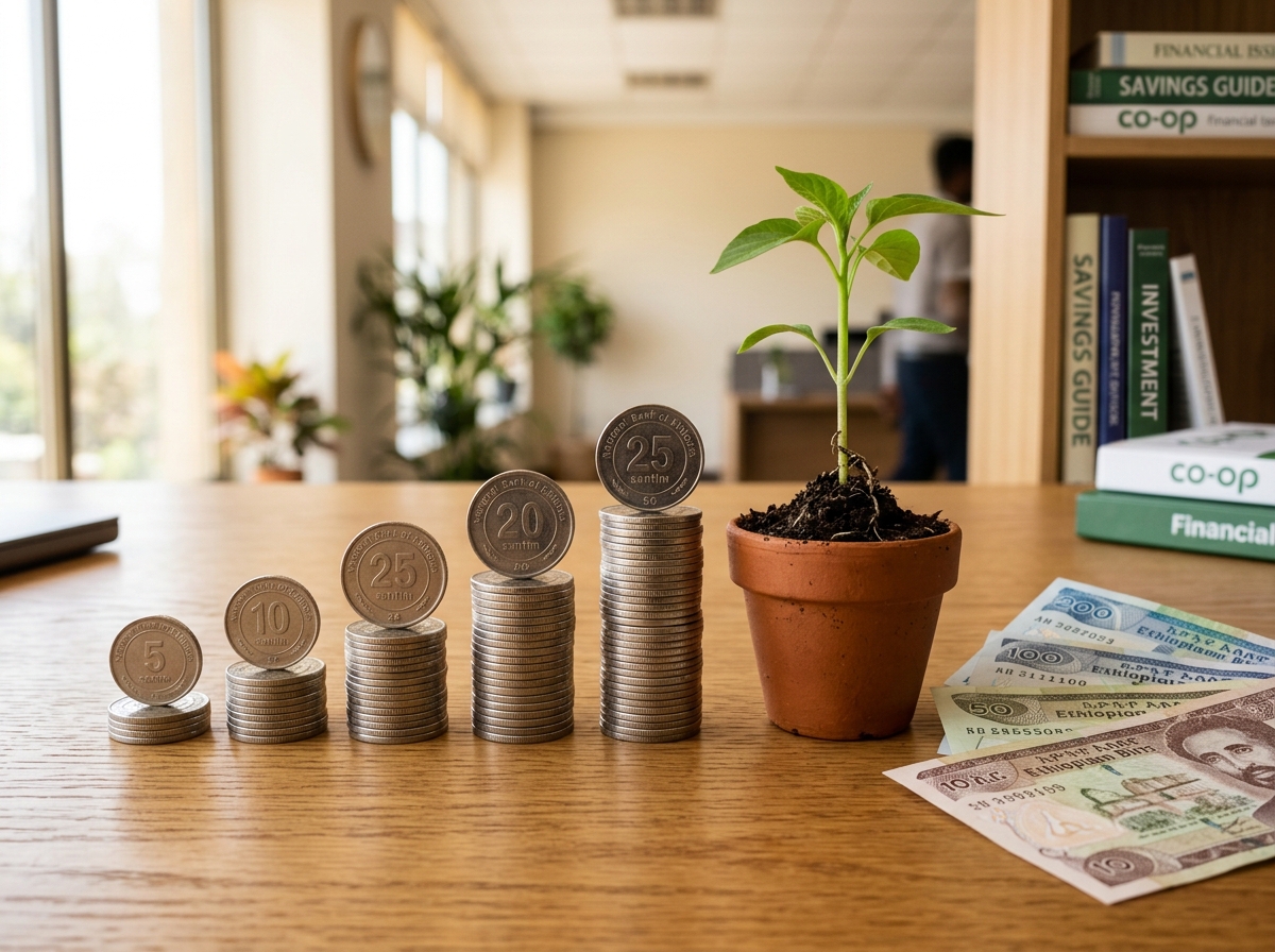 Ethiopian Birr Coins and Savings Growth